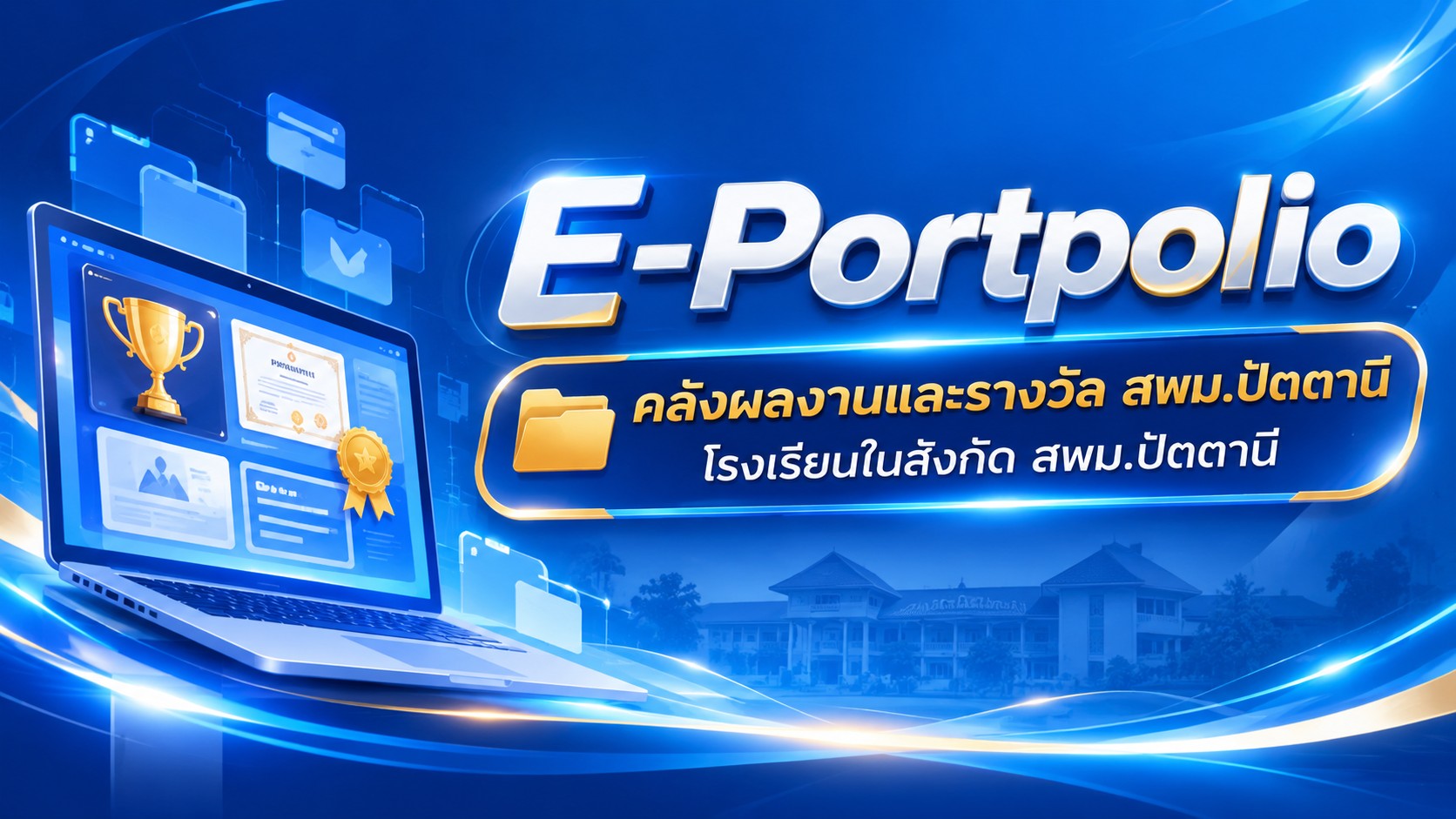 E-Portfolio คลังผลงานและรางวัล สพม.ปัตตานี
